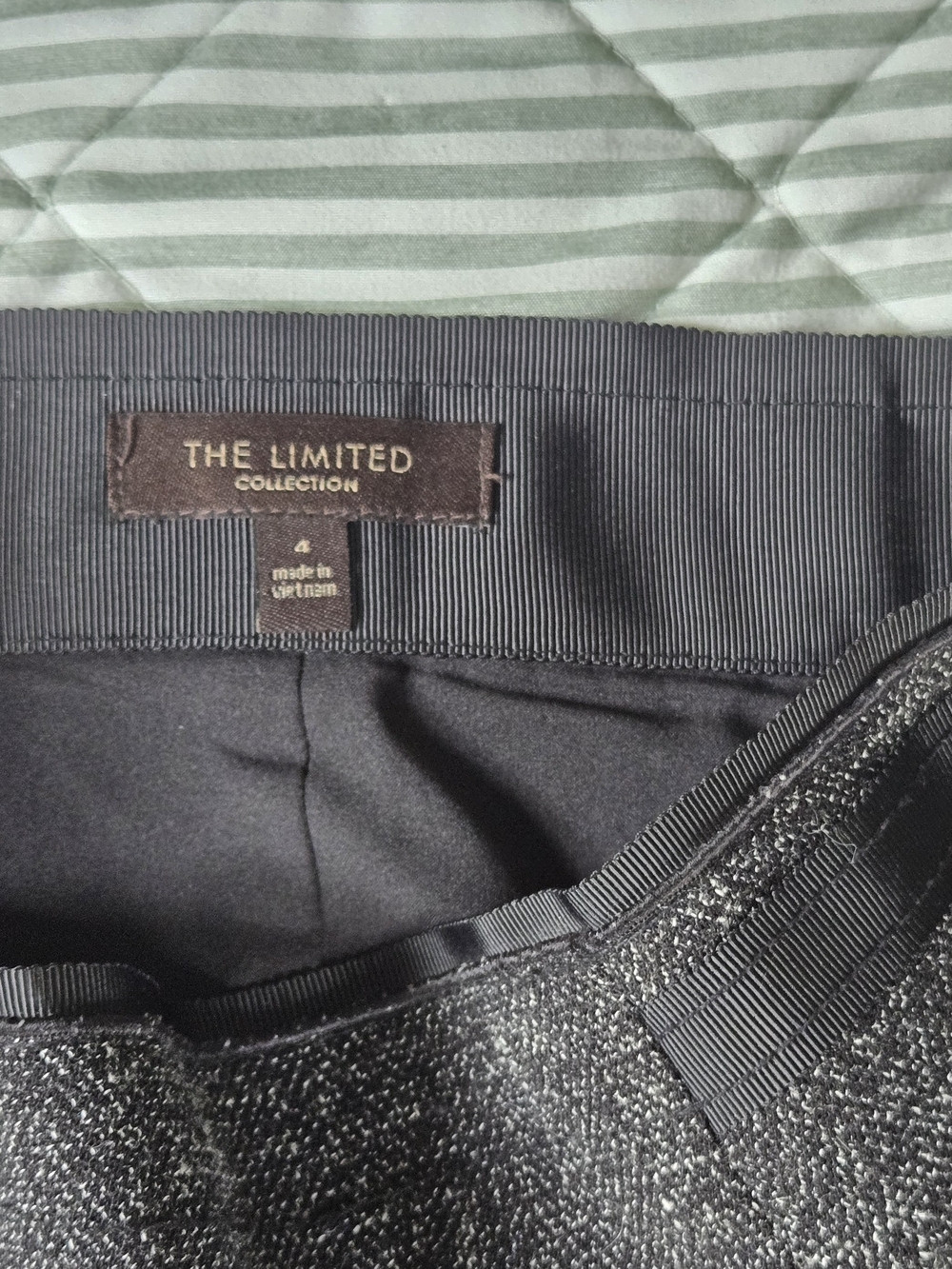 The Limited Charcoal Tweed Pencil Skirt - Picture 2 of 4